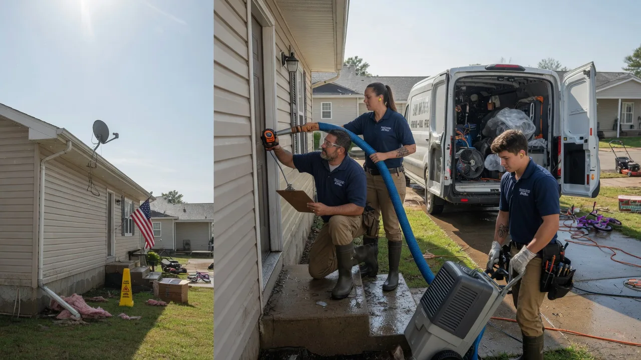 Ceiling Water Damage Restoration in Orfordville, WI near me